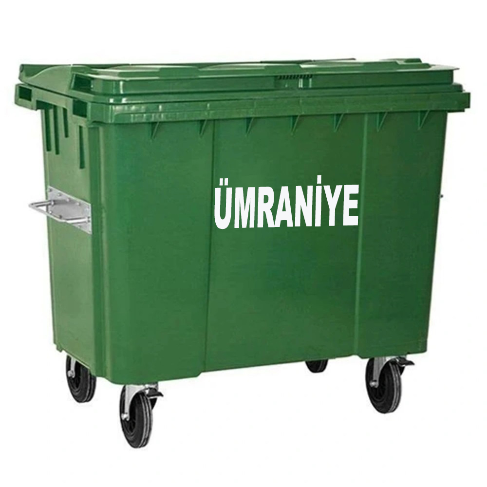 Ümraniye 1100 Litre Plastik Çöp Konteyneri