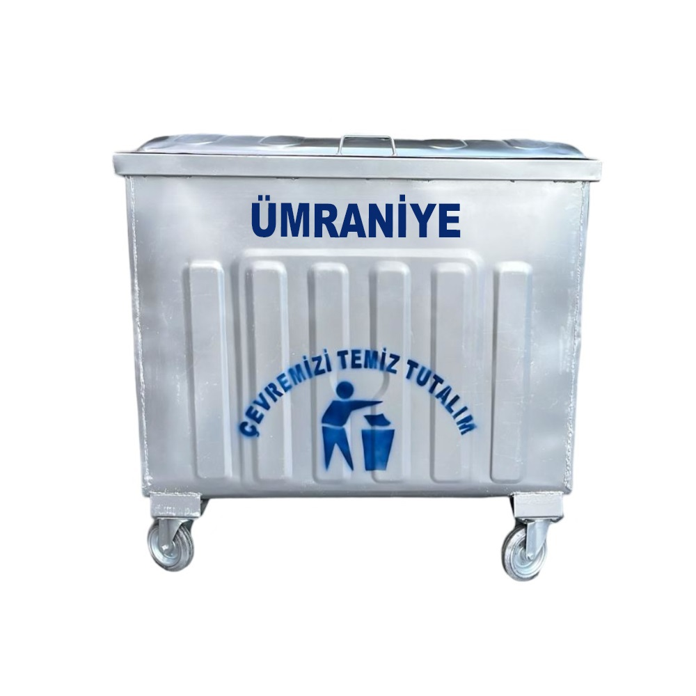 Ümraniye 1100 Litre Plastik Çöp Konteyneri